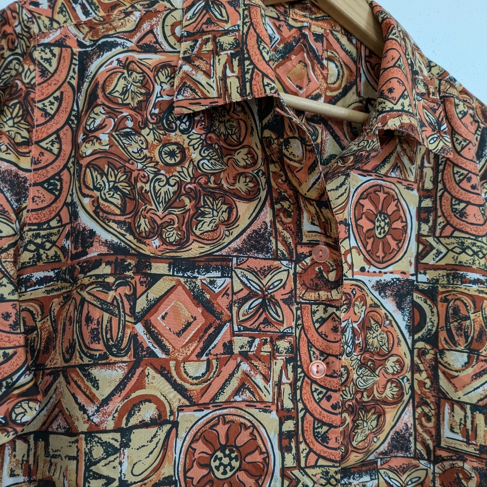 Vintage Bogari Two piece silk set - Picture 3 of 11